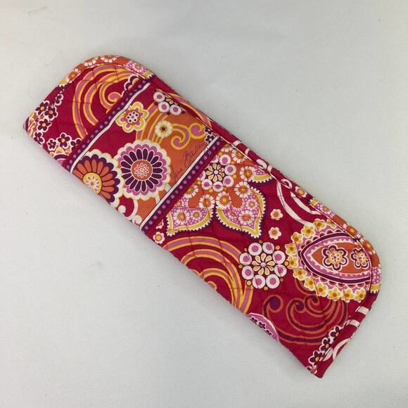 Vera Bradley Retired Raspberry Fizz Pattern Hair Hot Tool bag - Picture 1 of 7